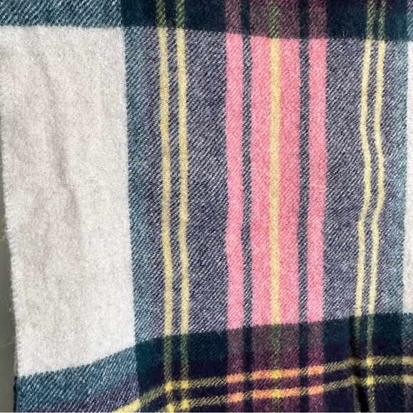 J. Crew Plaid Wool Scarf - Picture 4 of 6